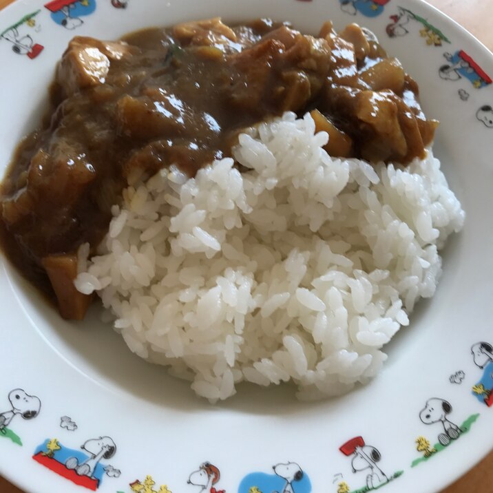 チキンとタケノコのカレー